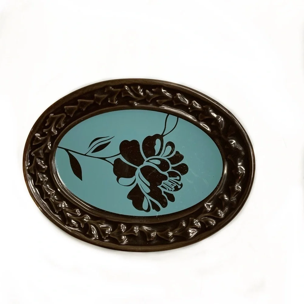 Cabella 2-Pc. Bath Accessory Set Chocolate Blue